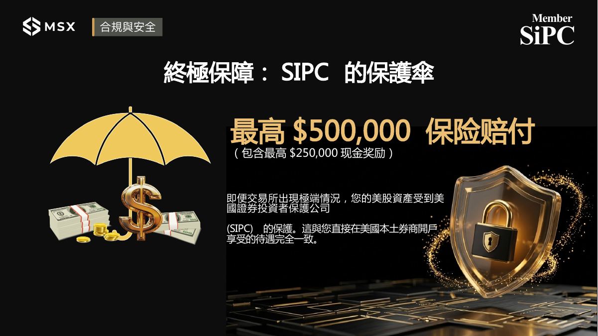 PPT 第 32 页：SIPC 保护伞